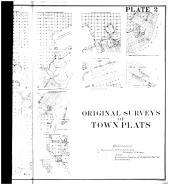 Surveys of Town Plats - Right, Wayne County 1915